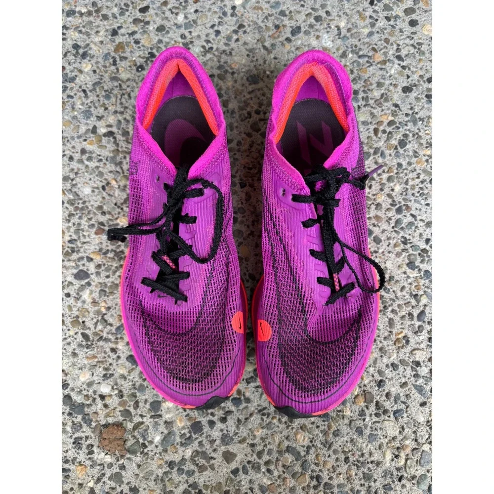 Nike ZoomX Vaporfly Next% 2 Purple Pink Running Shoes CU4123-501 Womens Size 6